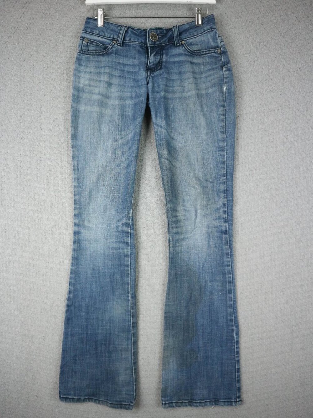 Wrangler Women's Booty Up Bootcut Jean Low Rise 0x34 Embroidered Pockets